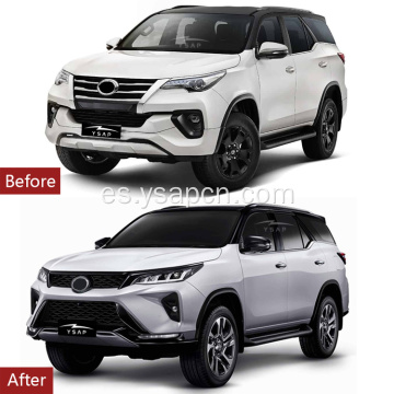 16-20 Fortuner Actualización al kit de cuerpo Legender 2021